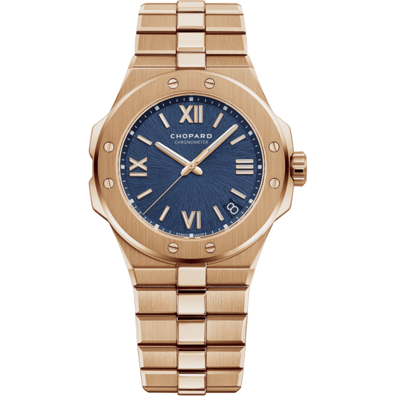 295363-5001 Alpine Eagle 41 Rose Gold / Blue - Image 1
